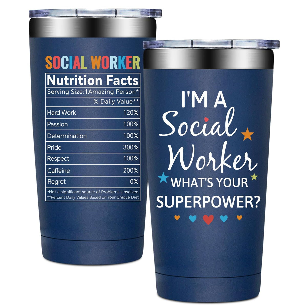 Vaso birgilt tumbler doble pared para bebidas frías o calientes.