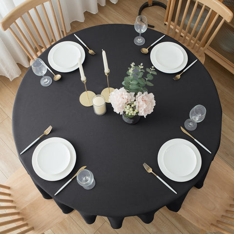 Biscaynebay ambiente-familiar mantel negro, ideal para usos diarios y celebraciones.
