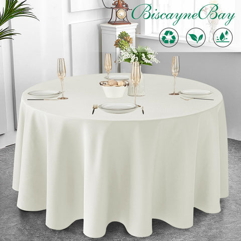 Mantel cocina y comedor Biscaynebay marfil, limpieza fácil.