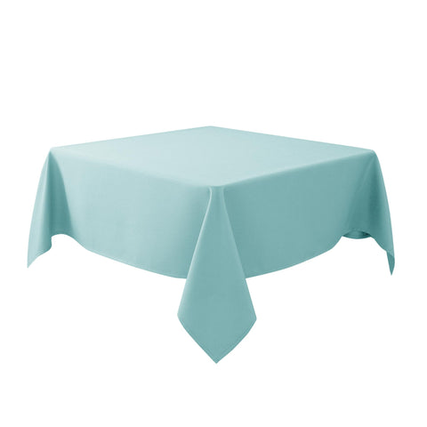 Mantel Biscaynebay cuadrado 54x54 en azul Auqa Card para mesa elegante.