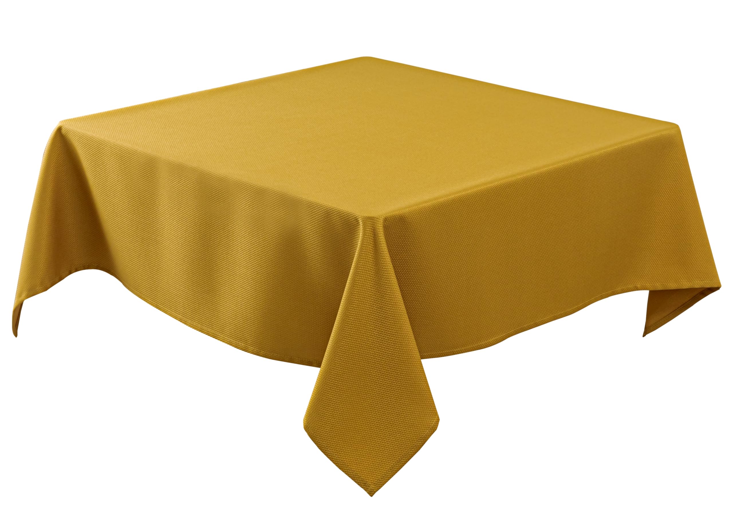 Mantel Biscaynebay texturizado para mesa cuadrada, acabado elegante.