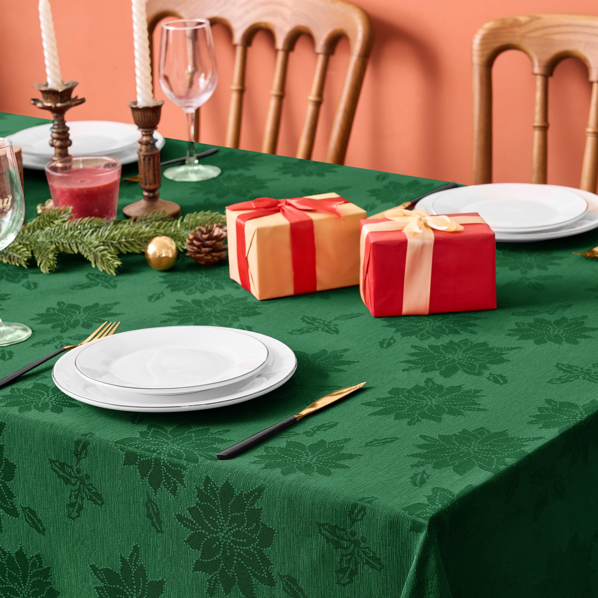 Mantel Biscaynebay lavable a máquina, limpieza rápida tras la cena.