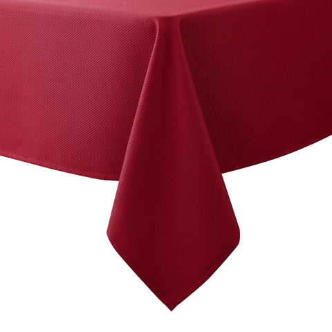 Mantel Biscaynebay texturizado rojo 60x108 para cenas elegantes y duraderas.