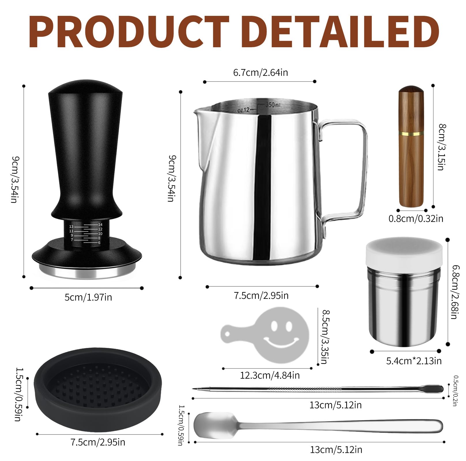 Bitllitloy agitador espresso, mezcla y crema uniforme.