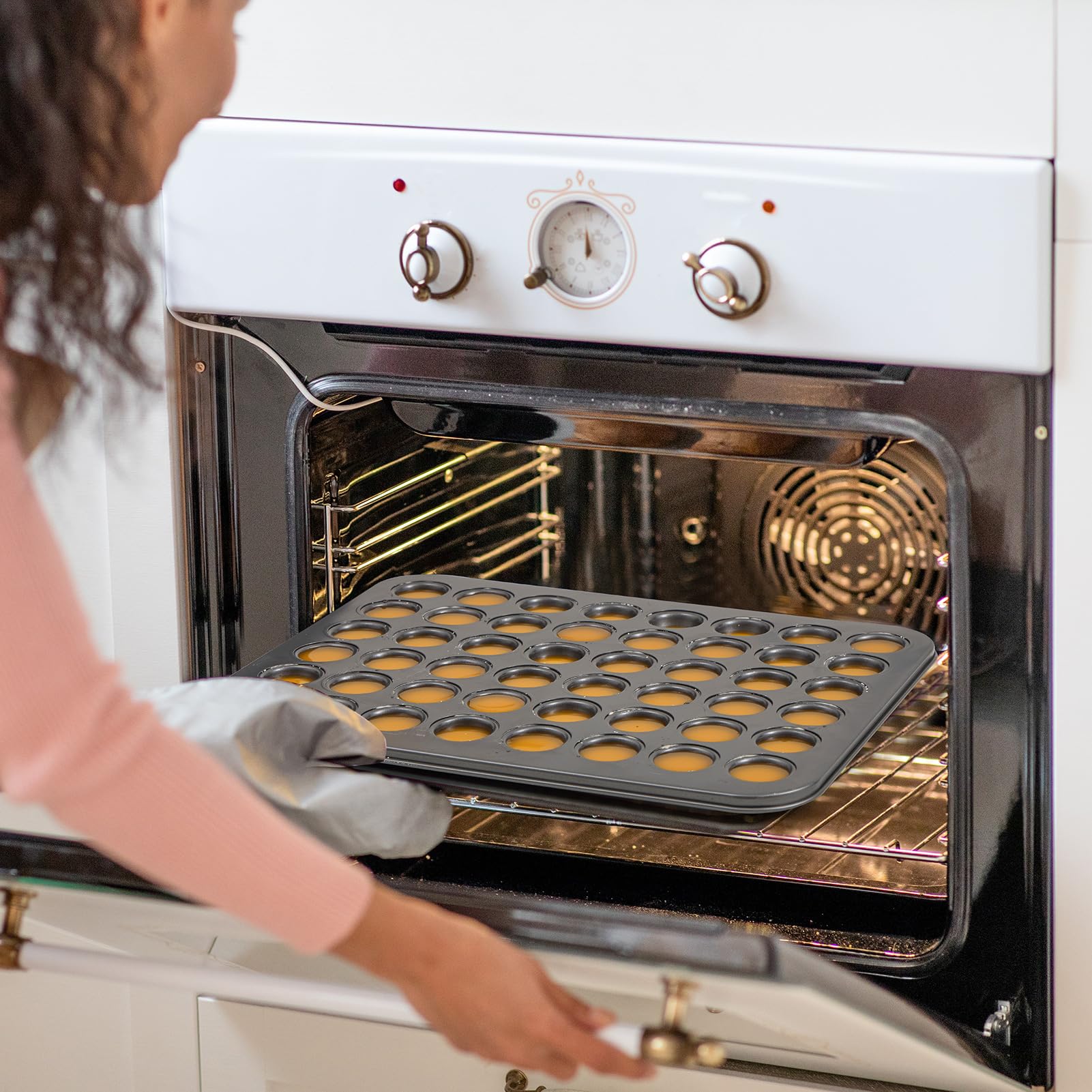 biubumtu molde medidas externas para hornear en hornos domésticos