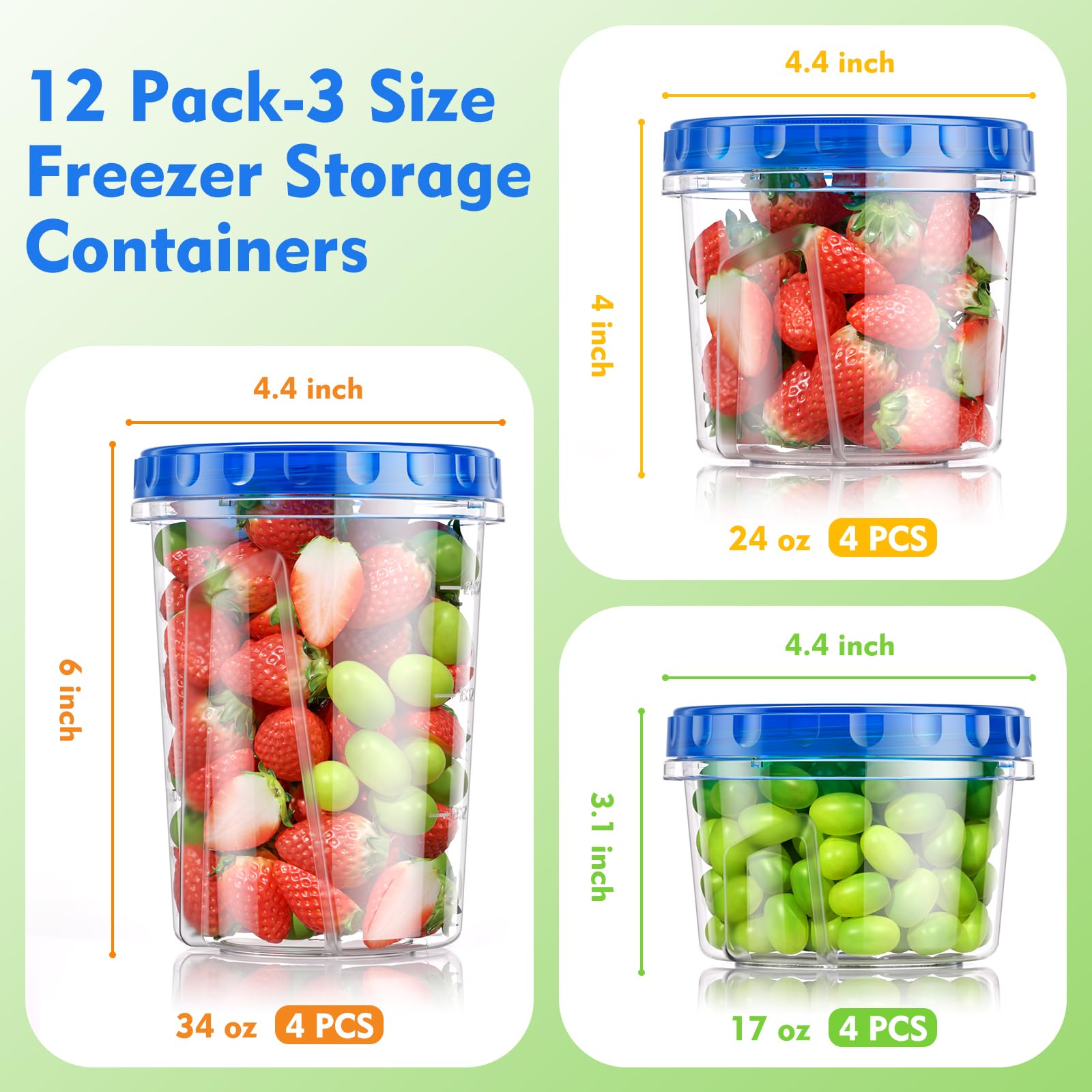 BiuLeon 24oz, tapas giro, perfecto para porciones listas para calentar.