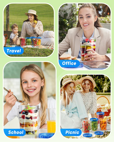 BiuLeon ideas para planificación de comidas 34oz porciones controladas.