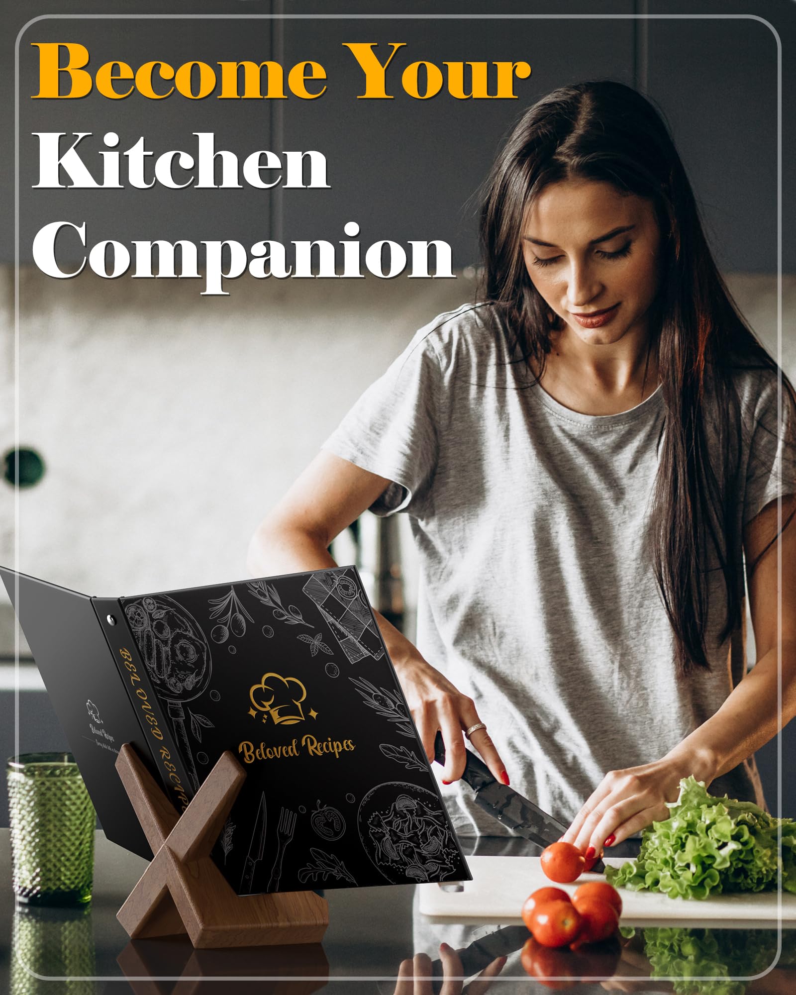 Manga plástica impermeable BiuLeon para proteger recetas en la cocina.