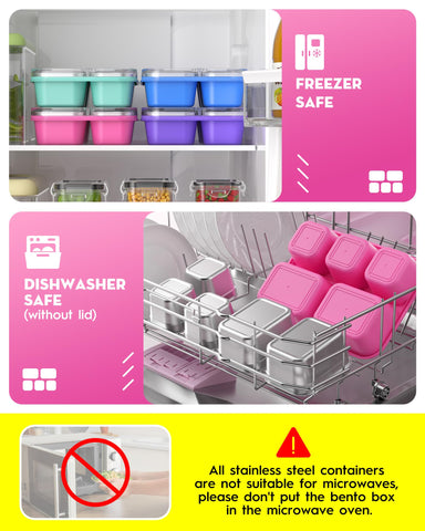 BiuLeon Snackle con apertura fácil y asas para adultos y niños
