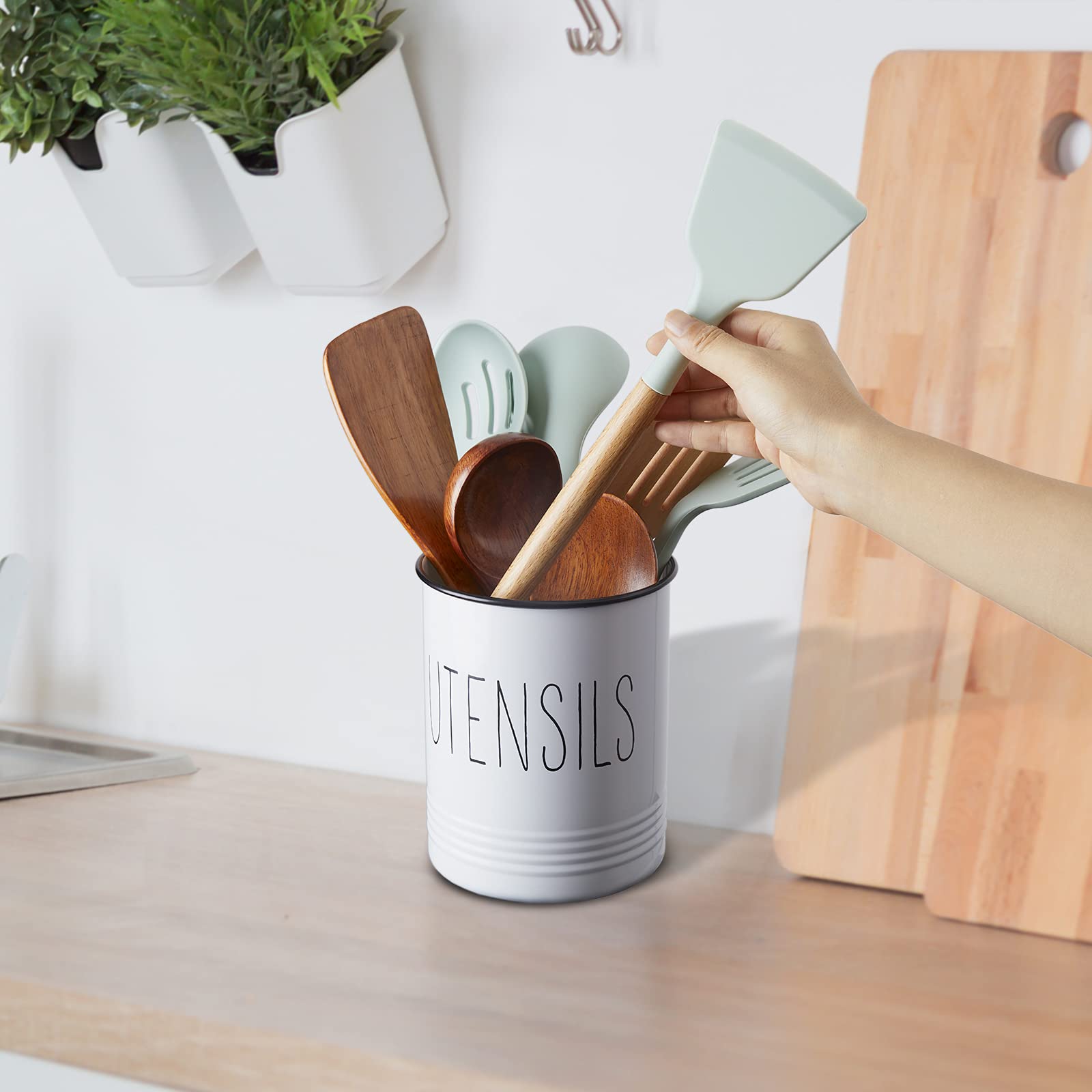 Organizador de encimera de Bivvclaz para utensilios ordenados