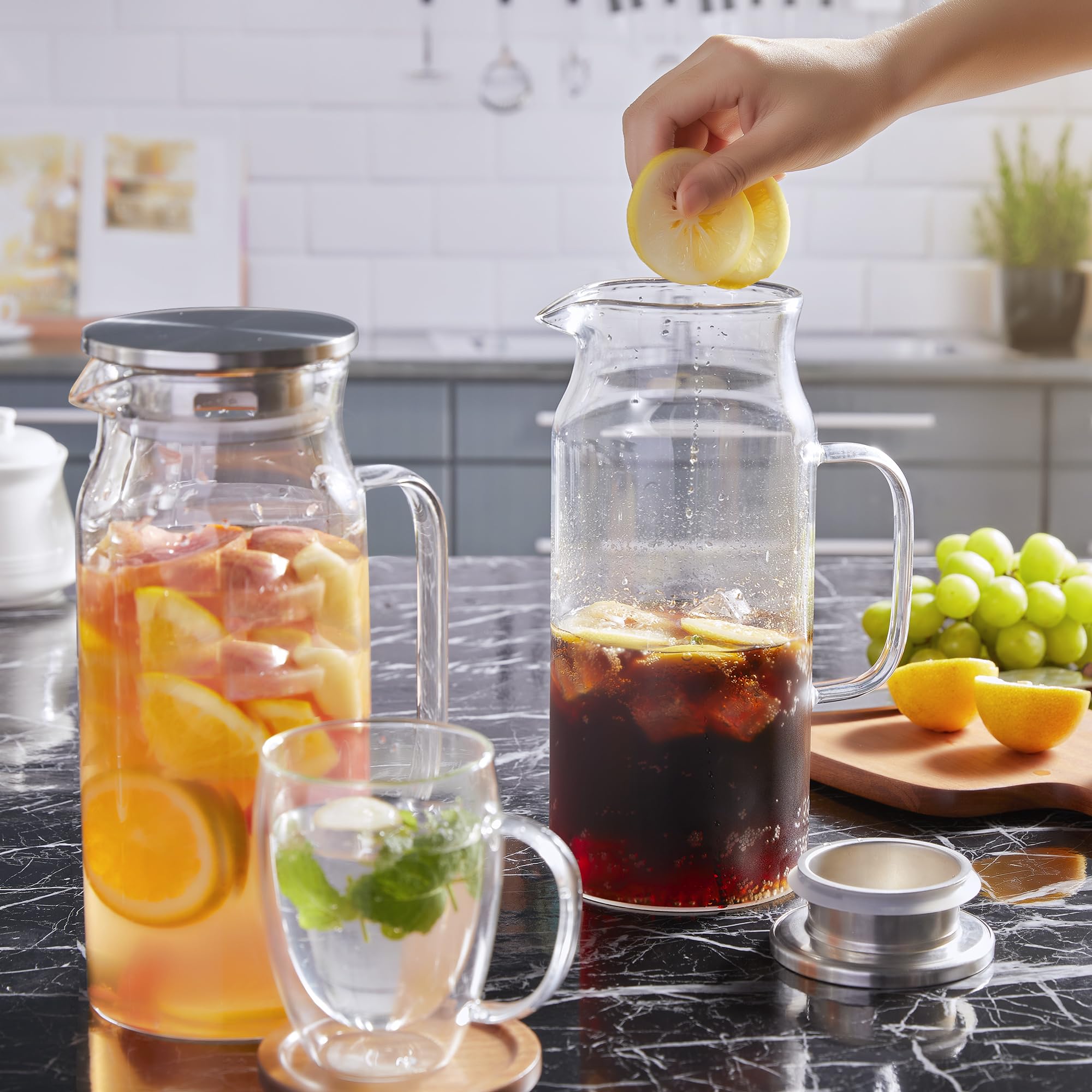 Ideal para agua, té helado o bebidas caseras
