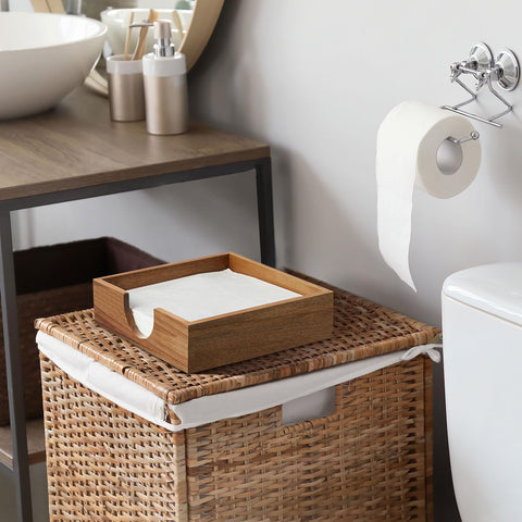 Bivvclaz porta-servilletas, durabilidad de la madera maciza de acacia