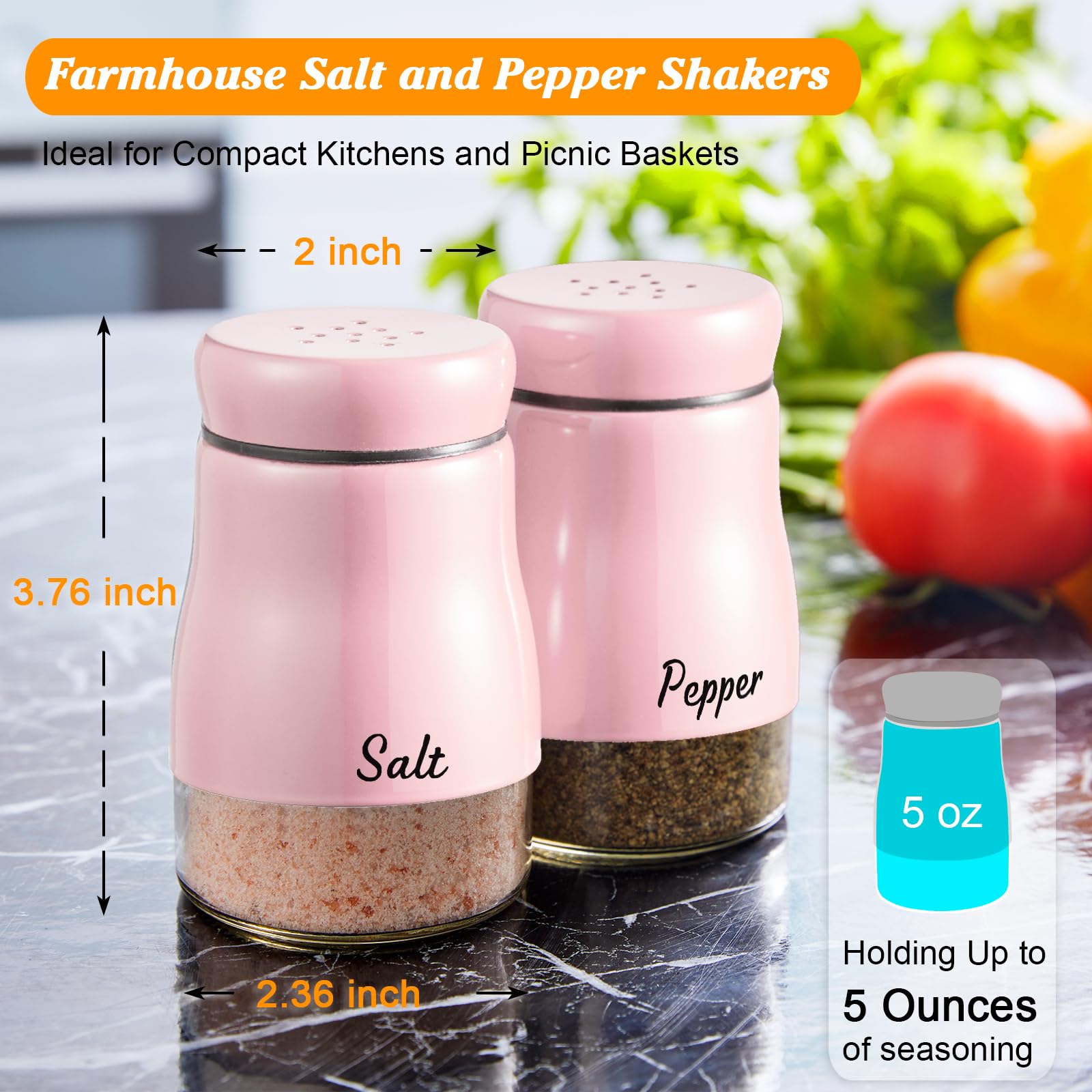 Fondo de vidrio con Bivvclaz resalta nivel de condimentos.