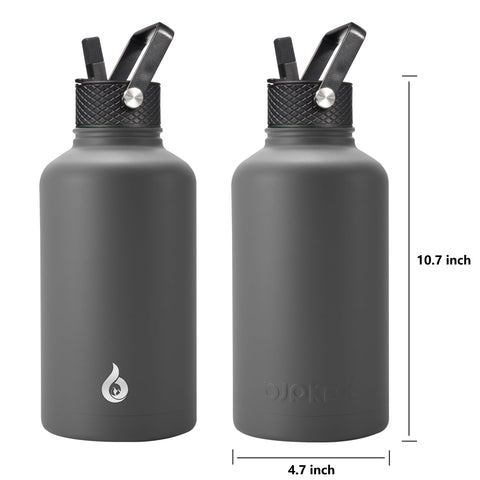 BJPKPK botella 64oz con tapa vertedora para un vertido cómodo.