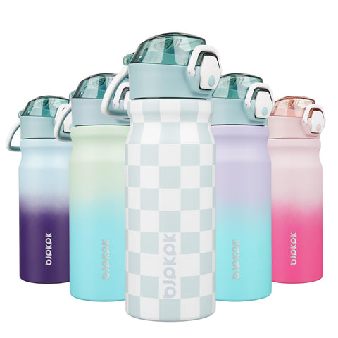 BJPKPK botella de acero inoxidable 18oz con aislamiento mantiene bebidas frías o calientes.