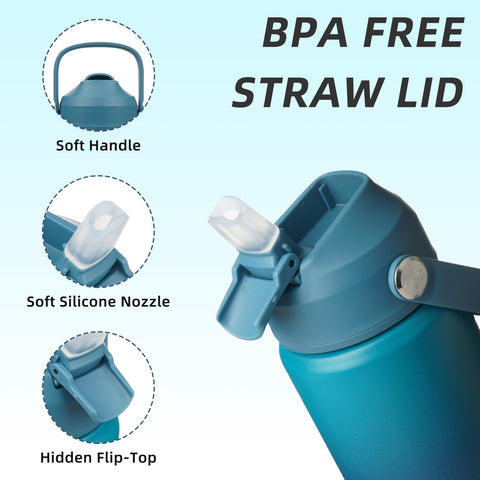BJPKPK botella termica con asa-rotativa para transporte cómodo