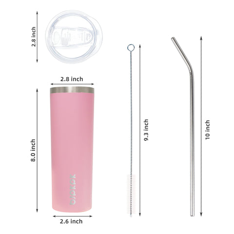 BJPKPK Skinny 20 oz, capacidad ideal para llevar