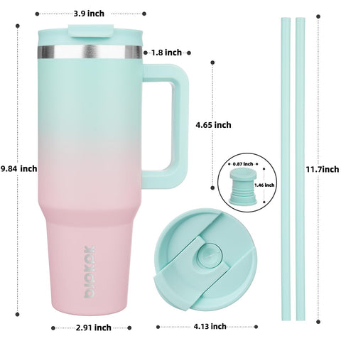 BJPKPK tapa 2 en 1 para beber caliente o con pajilla