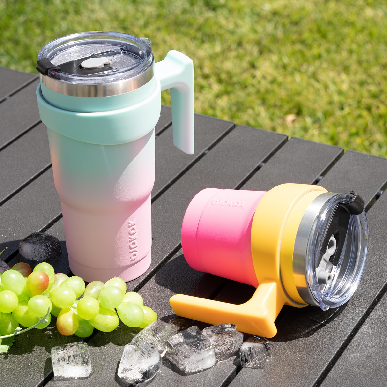 BJPKPK tapa deslizante BPA-free para evitar derrames durante el traslado