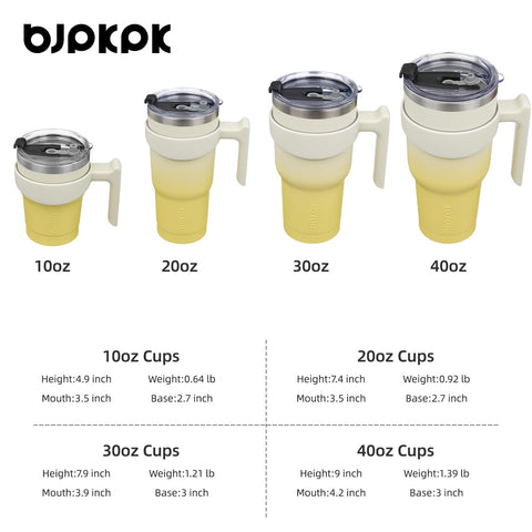BJPKPK Tapa sin BPA para beber con facilidad y dos opciones de cierre
