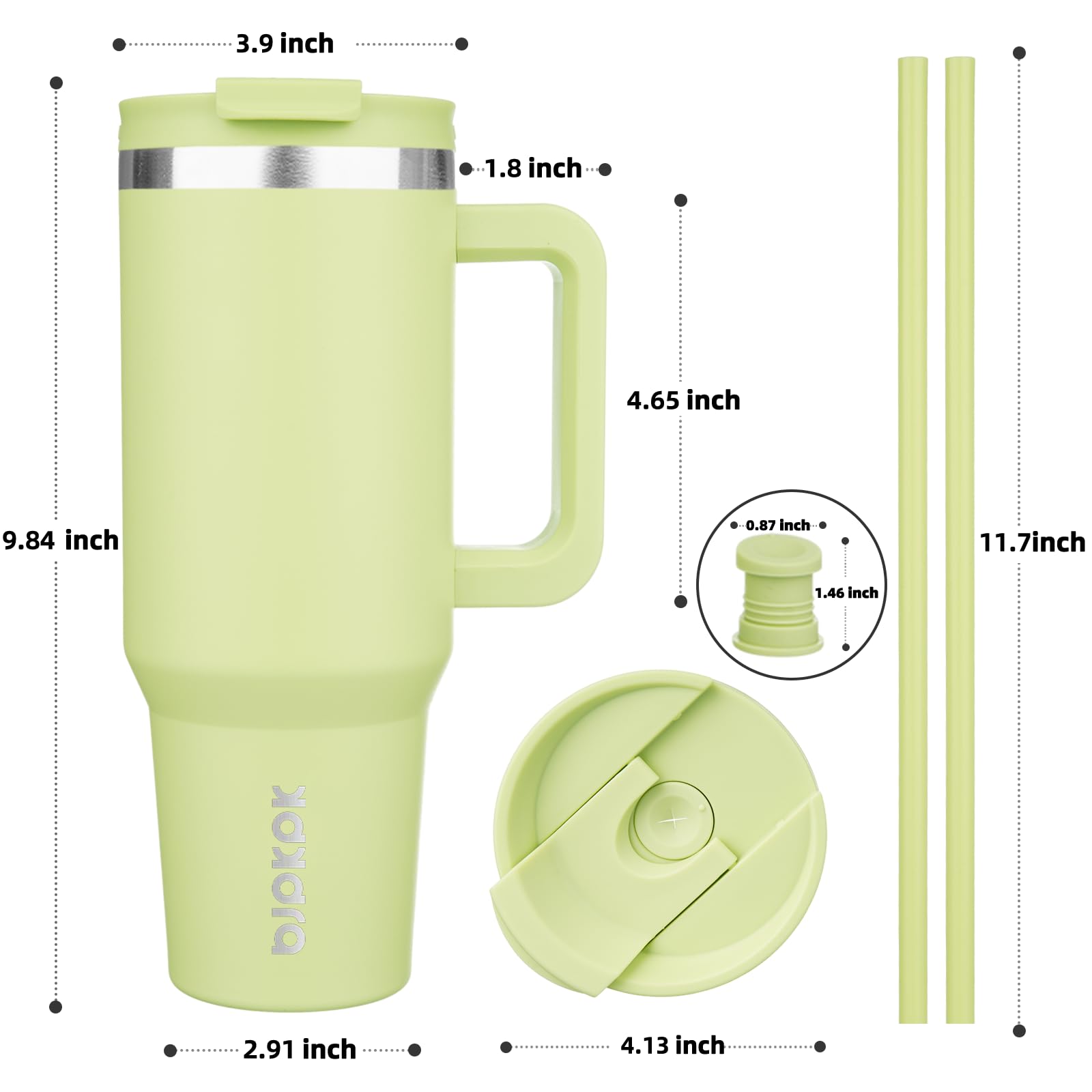 BJPKPK vaso termico con portavasos, perfecto para coche y desplazamientos