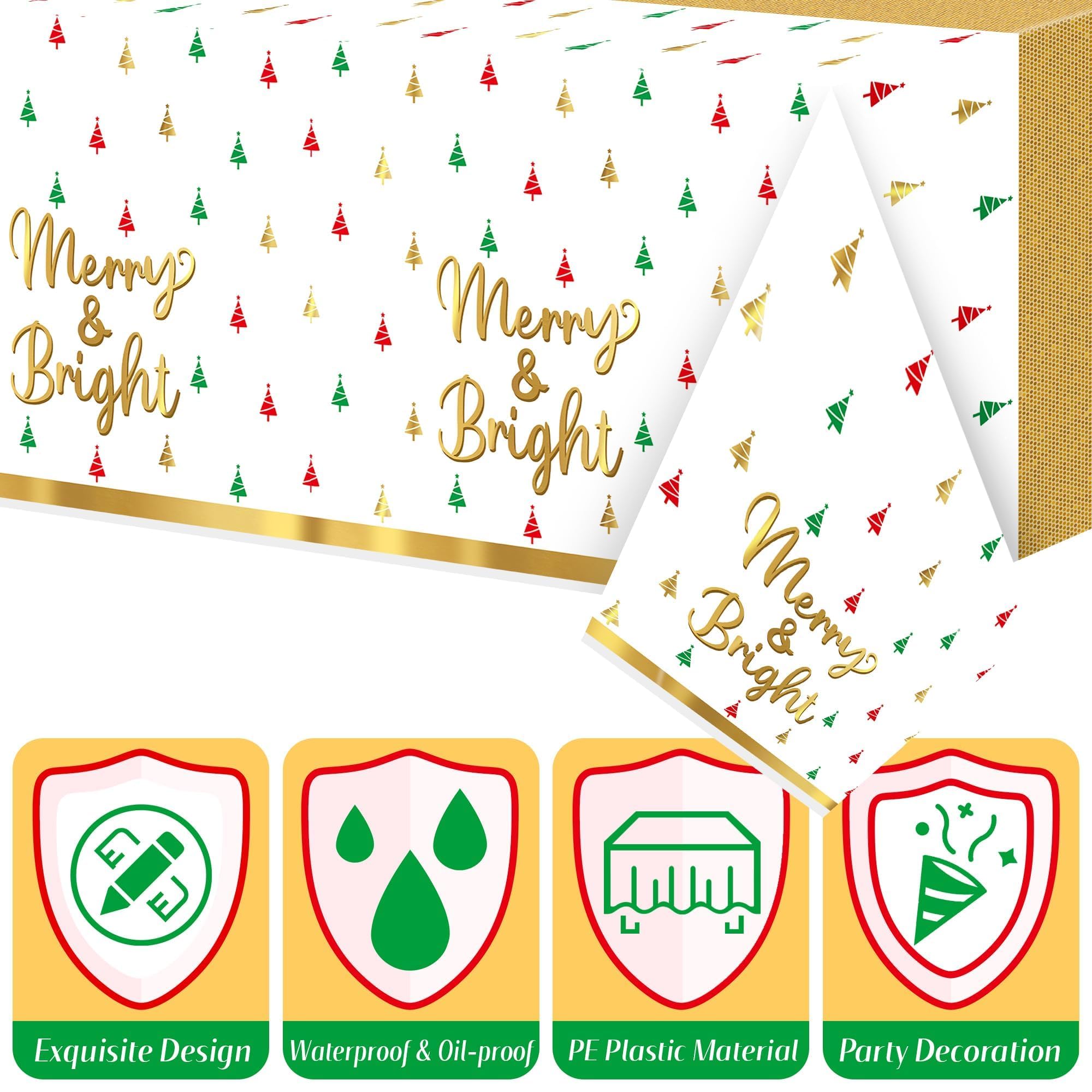 Mantel BkeeCten de limpieza fácil, reutilizable tras fiestas