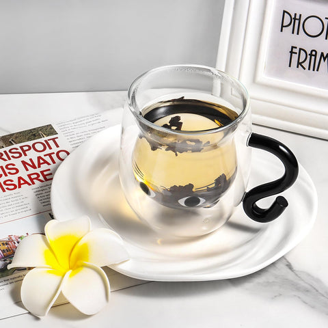 Taza Bkinpid con manija ergonómica ofrece agarre cómodo y estable