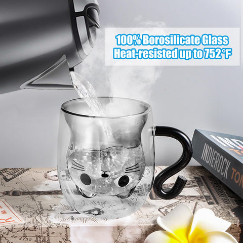Uso versátil para té caliente o bebidas frías con paredes transparentes