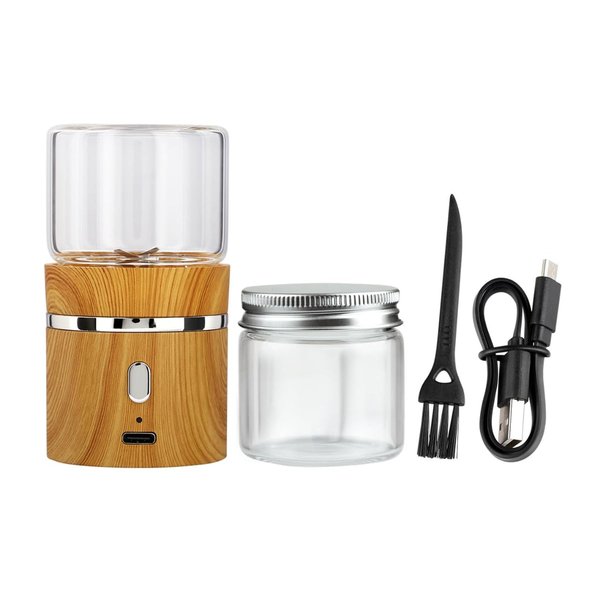 BKLFLY molino eléctrico de especias mini para cocina y viaje; molido uniforme