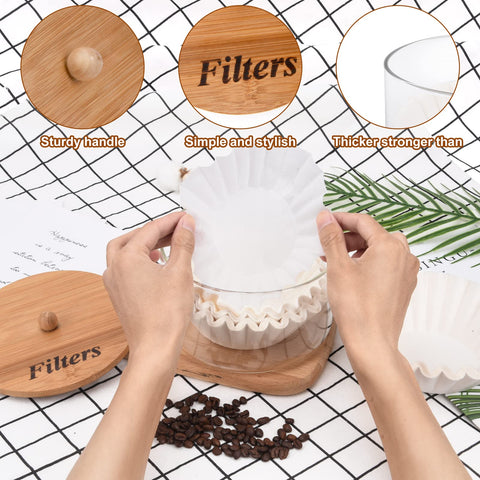 BKYPQ organizador de café, vidrio elegante que añade estilo.