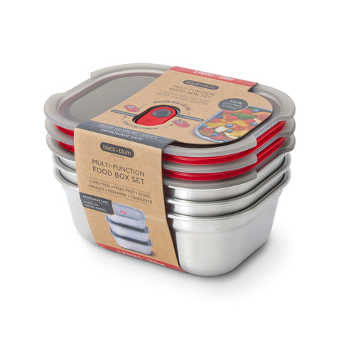 BLACK + BLUM lunch bowl set, vista general, diseño compacto y versátil.