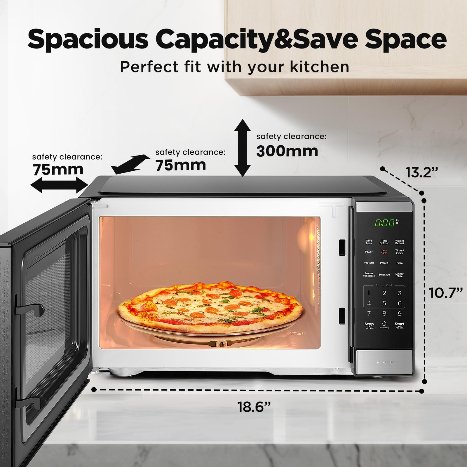 BLACK+DECKER microondas memoria de ajustes para recuperar configuraciones