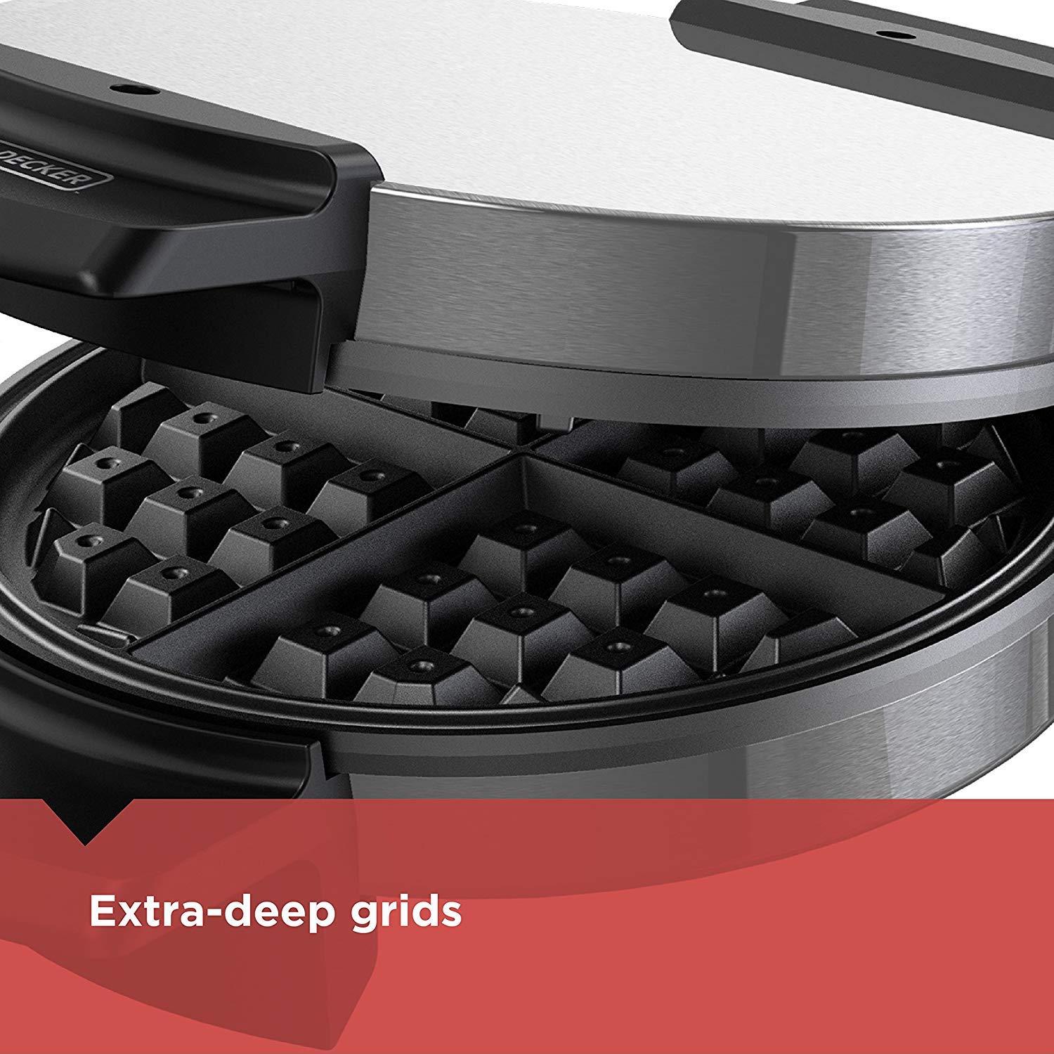 BLACK+DECKER WMB500, manija de tacto frío para abrir con seguridad.
