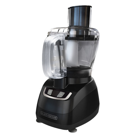 BLACK+DECKER FP1600B frente: potencia de 450 W para cortar y mezclar con facilidad