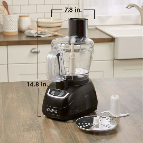 BLACK+DECKER FP1600B piezas aptas para lavavajillas, facilitan la limpieza tras cocinar