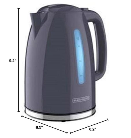 BLACK+DECKER KE1555GY: uso diario en la cocina con diseño práctico.