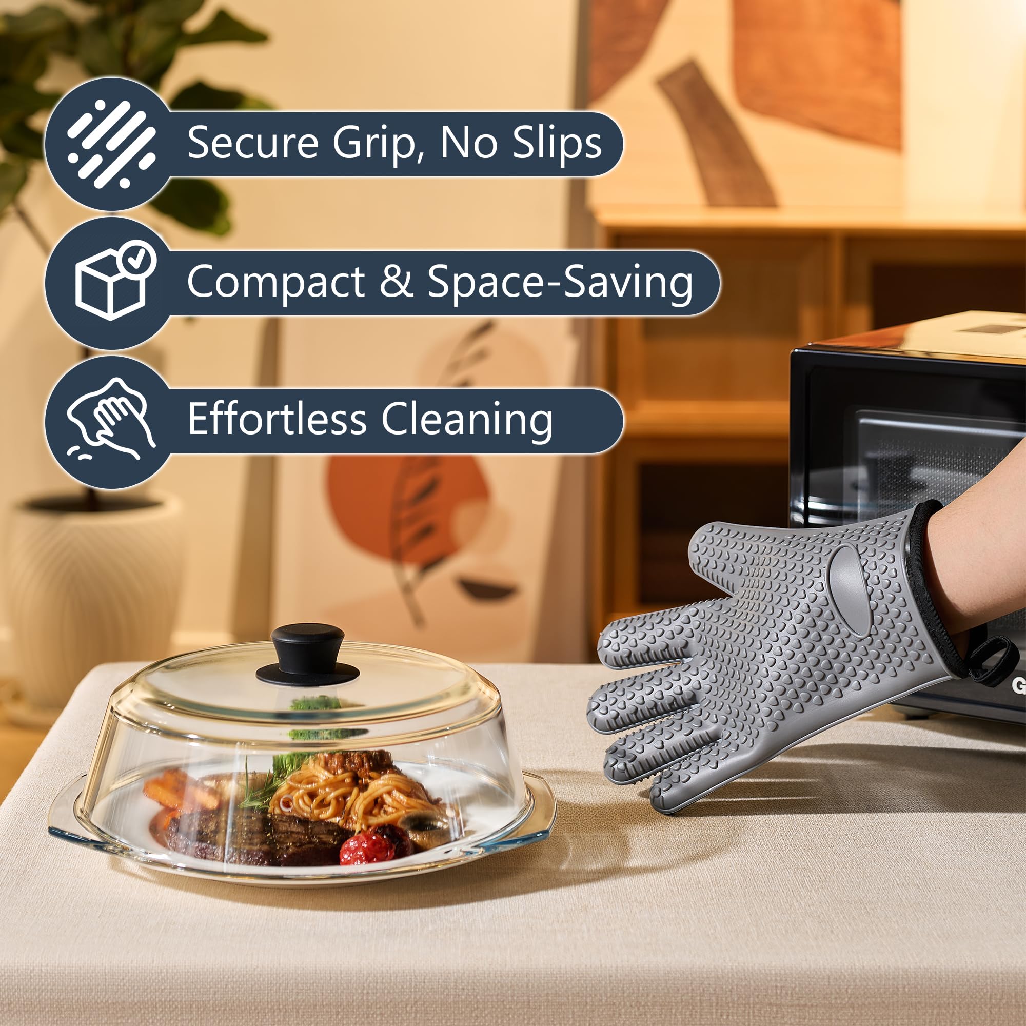 BLAKNA tapa apta para lavavajillas limpia rápido
