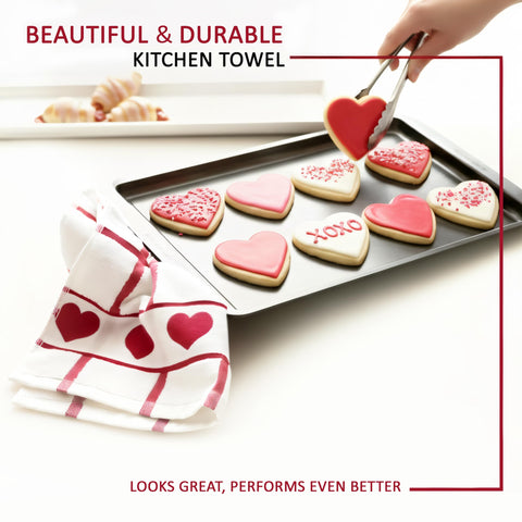 Regalo perfecto Blanco Home, toallas decorativas para San Valentín y aniversarios.