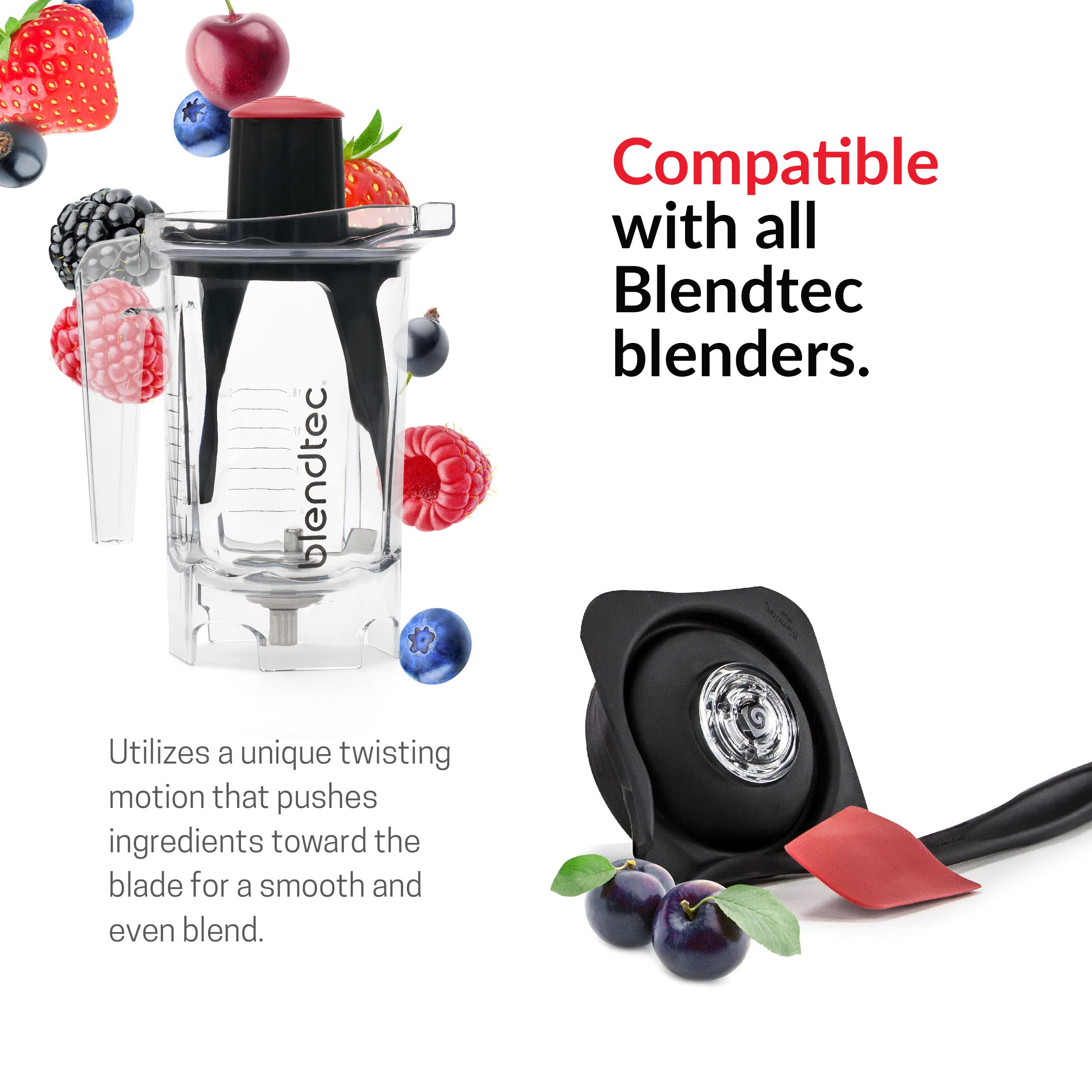 Blendtec espátula espectacular para recoger restos en el tarro Twister.