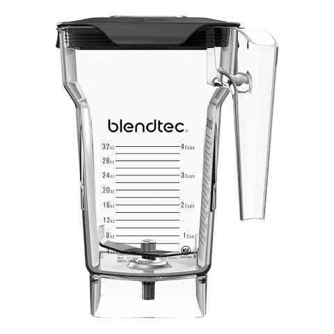Blendtec FourSide Jar con diseño cuadrado para fácil vertido y medición de 32 oz.