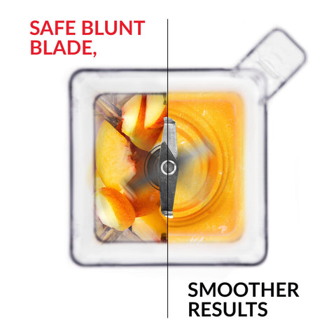 Blendtec Jarra cuatro-caras 75 oz, limpieza fácil para uso diario.