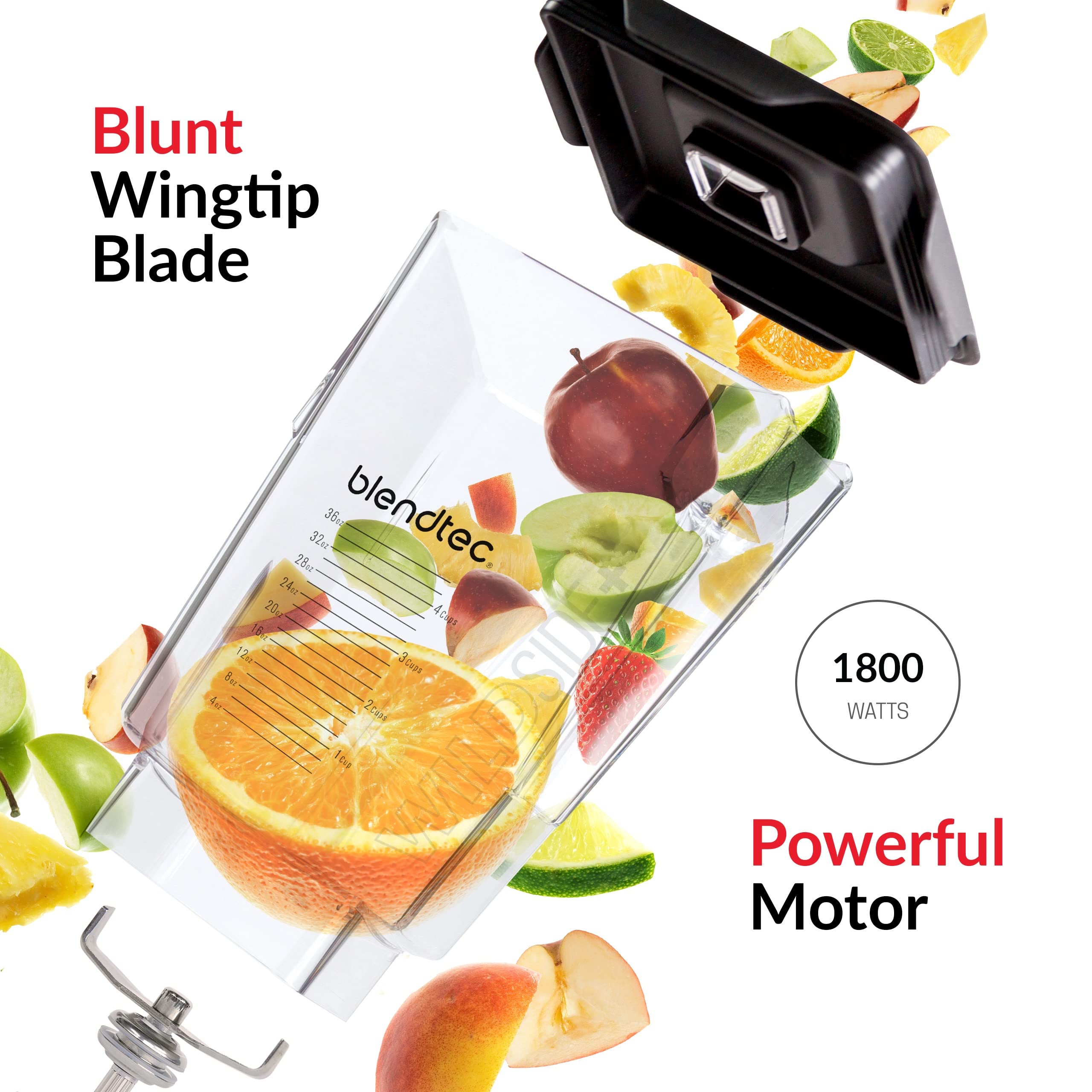 Blendtec Professional 800, limpieza rápida con autolimpieza.