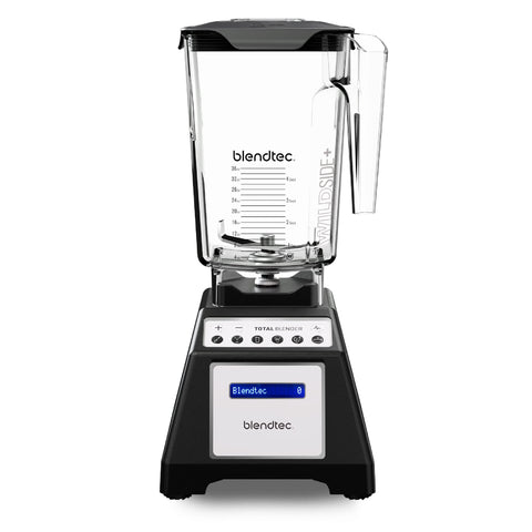 Licuadora Blendtec Total Classic Original con jarra WildSide de 90 oz para porciones grandes.