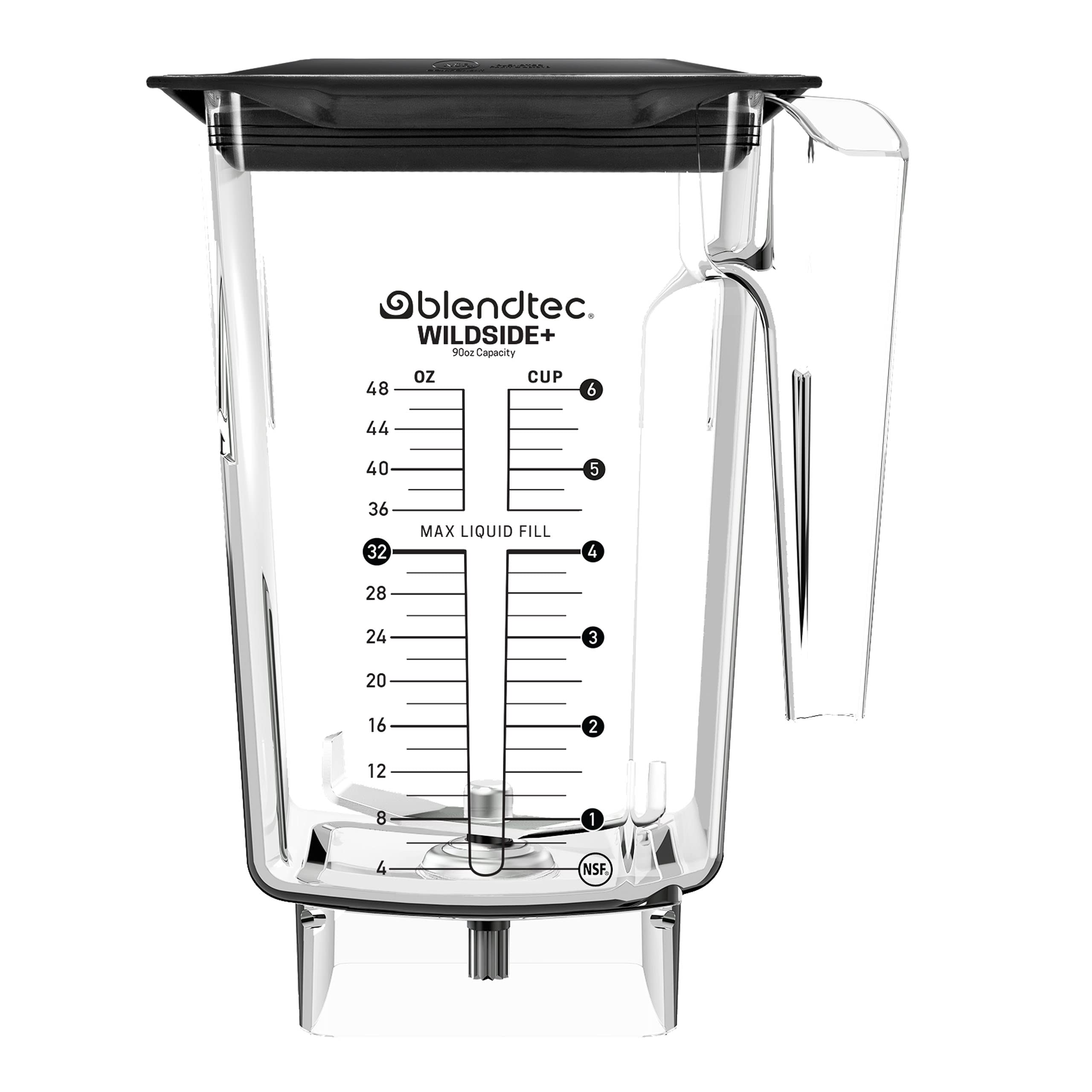 Blendtec WildSide jara 90 oz para batidos rápidos y consistentes.