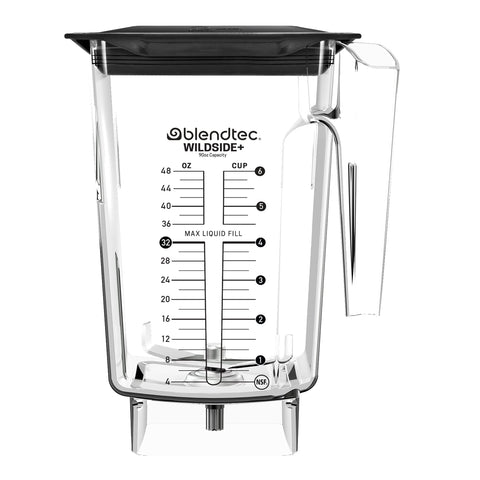 Blendtec WildSide jara 90 oz para batidos rápidos y consistentes.