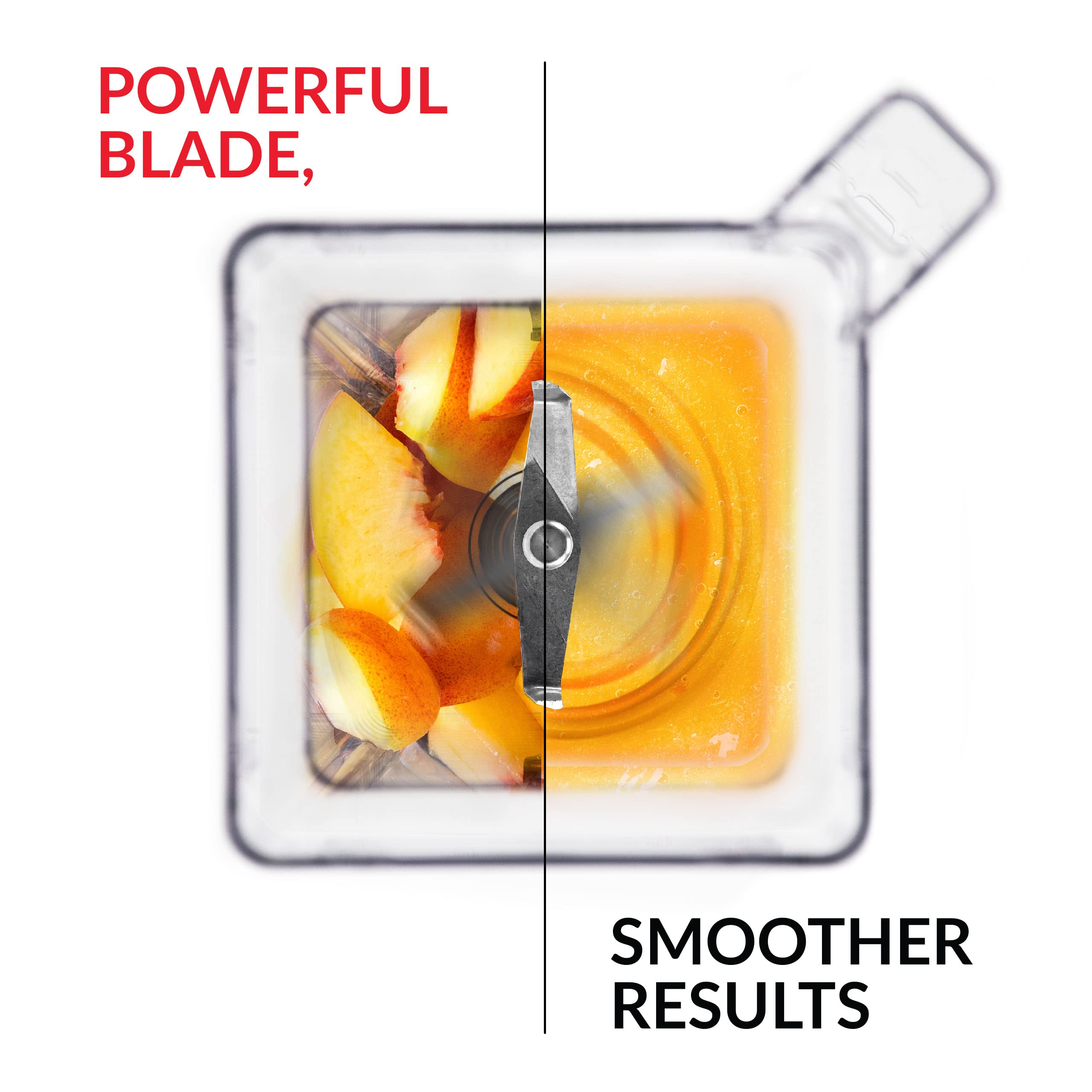 Mezclas rápidas con Blendtec WildSide+ para resultados suaves en casa.