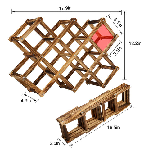 BlissfulScape estante plegable: diseño compacto que ahorra espacio en cocinas y barras.