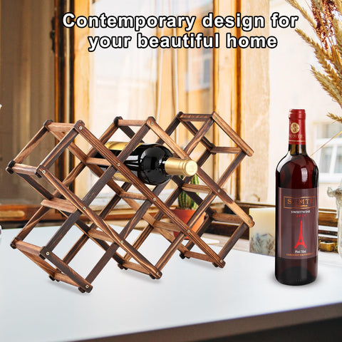BlissfulScape uso versátil: apto para vino y agua, ideal para encimera o armario.