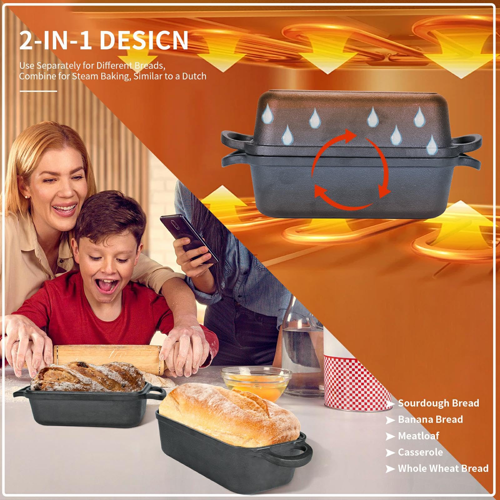 Blisswave: pan de hierro fundido para pasteles con cocción uniforme.