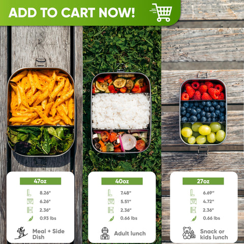 Blockhuette diseño bento compacto para llevar comidas en cualquier lugar